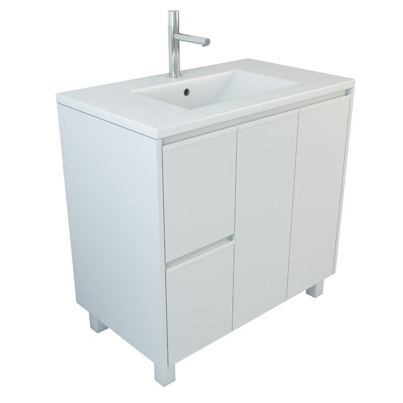 Тумба под раковину без столешницы Emmy Вега 80 белая