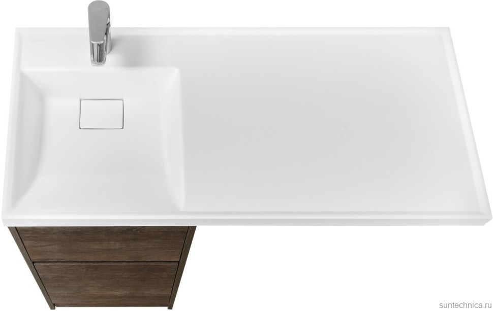 Тумба с раковиной AQUATON Лондри 40 L, дуб кантри