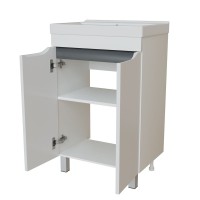 Тумба д/ванной "Лайн-60" под ум.Fest-60 (Sanita Lux) (ПВХ)