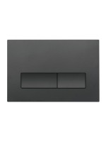 Комплект Orange CI07-150W+APB244 Унитаз подвесной безободковый, с микролифтом + Система инсталляции + Кнопка смыва матовая черная