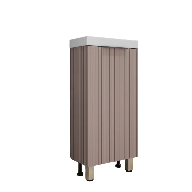 Тумба под раковину без столешницы Style Line Соло 40 санд пудровый