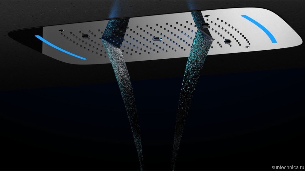 Душевой комплект Timo Saona SX-2319/13SM С ВНУТРЕННЕЙ ЧАСТЬЮ, с термостатом, никель