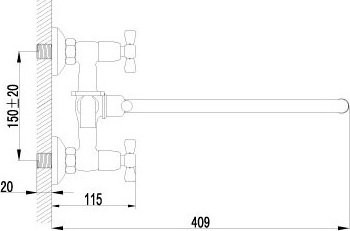 Универсальный смеситель Lemark Benefit LM2551C