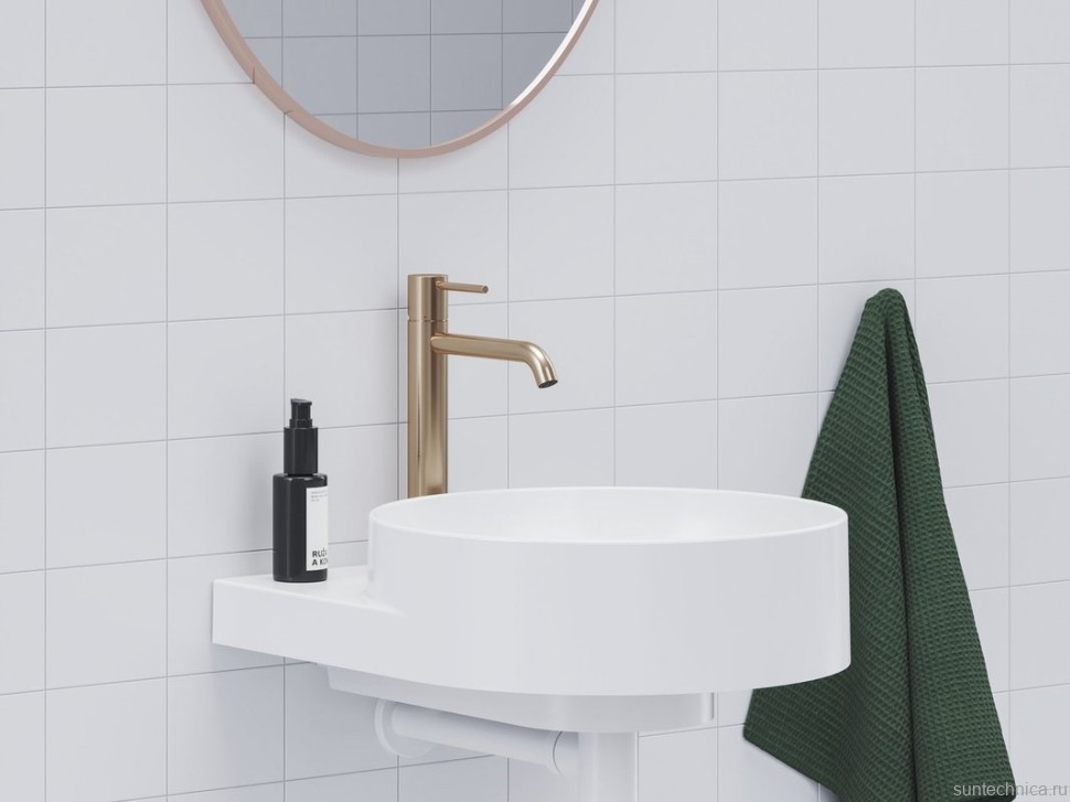 Смеситель для раковины Ravak Espirit ES 014.60 RGB брашированное розовое золото