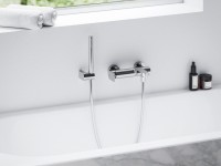 Смеситель для ванны с душем Ravak Eleganta EL 022.00CR хром Смеситель для ванны с душем Ravak Eleganta EL 022.00CR хром