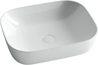 Тумба с раковиной Sancos Snob R 80 см, doha soft, столешница бежевая, раковина CN6008