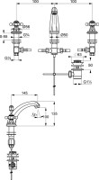 Смеситель для раковины Kludi 1926 510430520