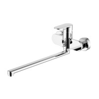 Смеситель с длинным изливом для ванны AQUATEK Ника AQ1842CR хром