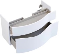 Тумба с раковиной KERAMA MARAZZI Riva 100, левая подвесная, белая матовая
