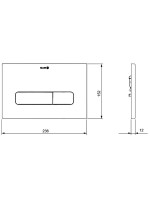 Кнопка смыва для унитаза Kludi Unifix 30PP0105 пластик, цвет хром Кнопка смыва для унитаза Kludi Unifix 30PP0105 пластик, цвет хром