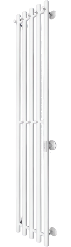 Полотенцесушитель электрический Маргроид Inaro R 150х24, с крючками, белый матовый