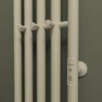 Полотенцесушитель электрический Маргроид Inaro R 150х24, с крючками, белый матовый