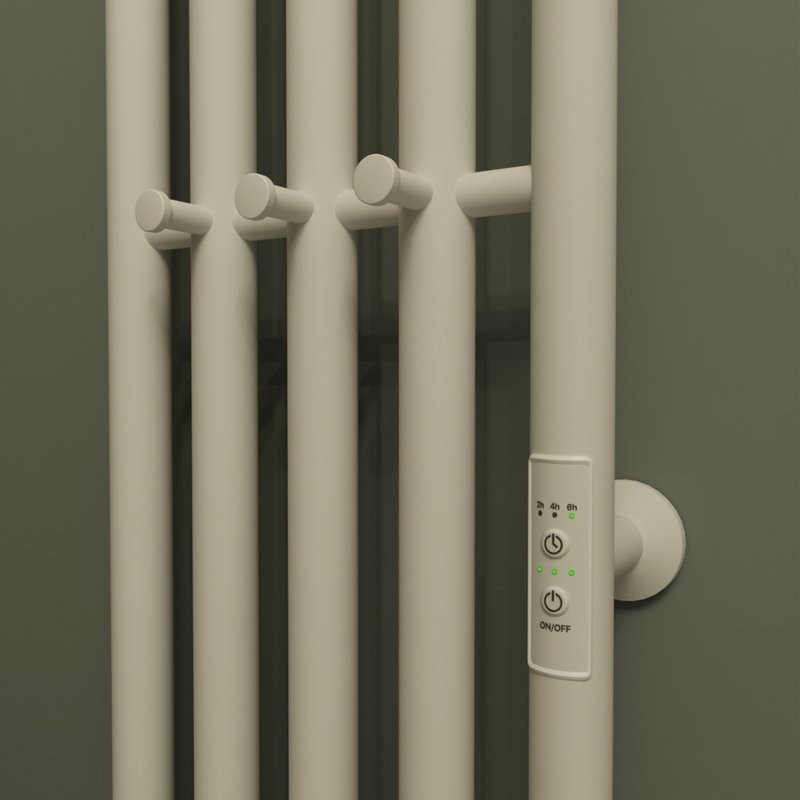 Полотенцесушитель электрический Маргроид Inaro R 150х24, с крючками, белый матовый