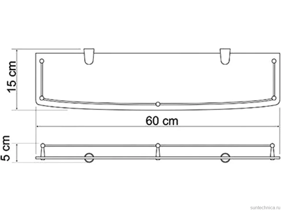 Полка Wasserkraft K-555