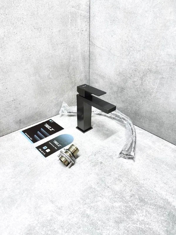 Смеситель для раковины BELZ B10817-3 оружейная сталь