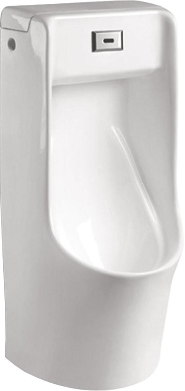 Писсуар подвесной SantiLine SL-6003 сенсорный, белый, безободковый, со смывным механизмом