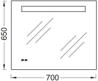 Зеркало Jacob Delafon EB1159-NF 70