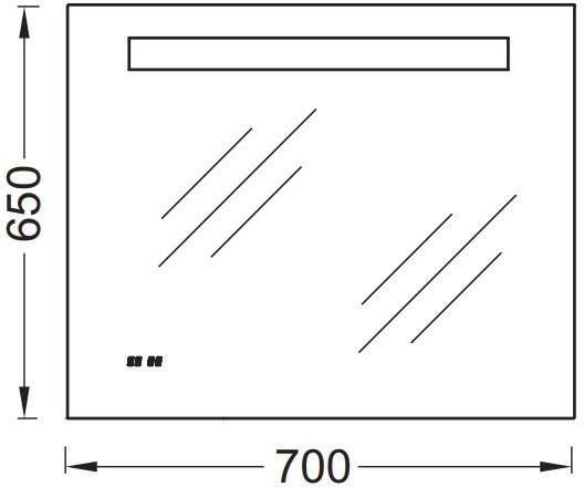 Зеркало Jacob Delafon EB1159-NF 70