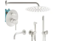 Комплект для ванной Plumberia Selection Ixo KITZXO19BO60 С ВНУТРЕННЕЙ ЧАСТЬЮ, белый матовый