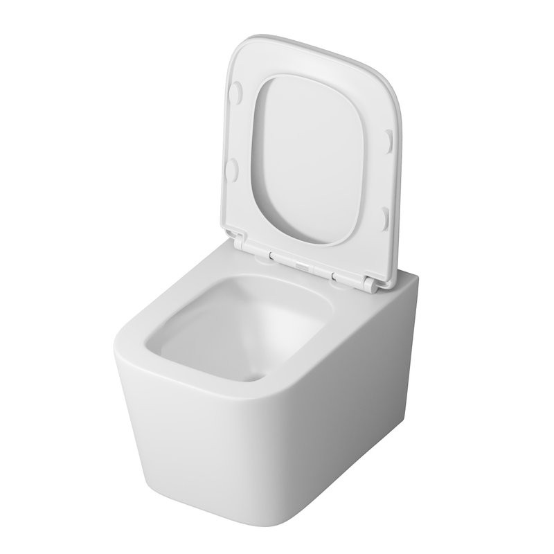 Унитаз подвесной Grossman GR-4404MSQ с микролифтом, белый матовый