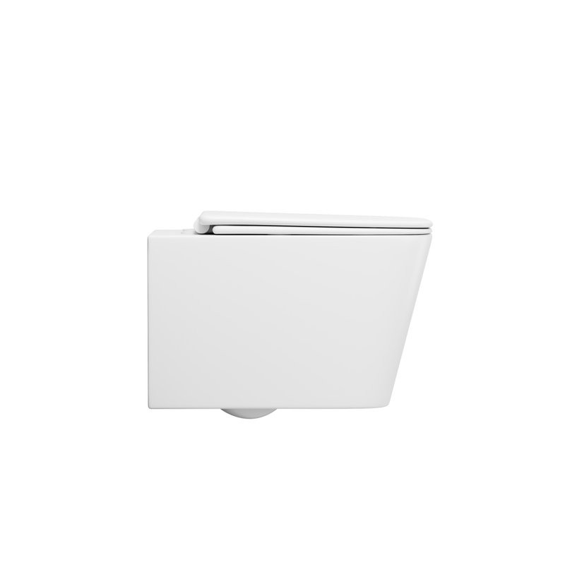 Унитаз подвесной Grossman GR-4404MSQ с микролифтом, белый матовый