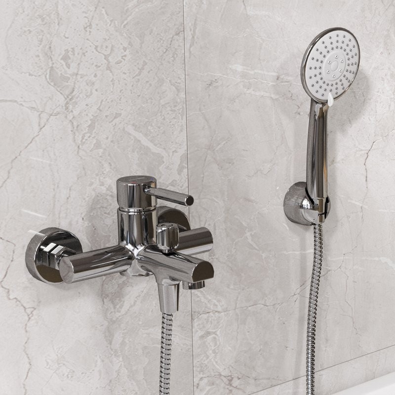 Смеситель для ванны с душем Wasserkraft Main 4101