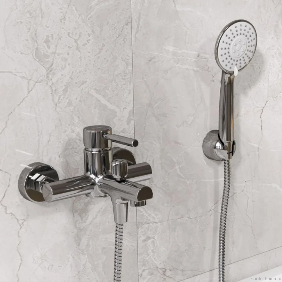 Смеситель для ванны с душем Wasserkraft Main 4101