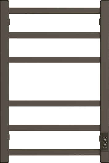Полотенцесушитель электрический Двин L plaza neo 60х40, графит