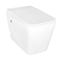 Унитаз приставной напольный AZARIO AZ-101 A глянцевый белый