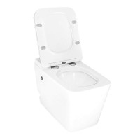 Унитаз приставной напольный AZARIO AZ-101 A глянцевый белый