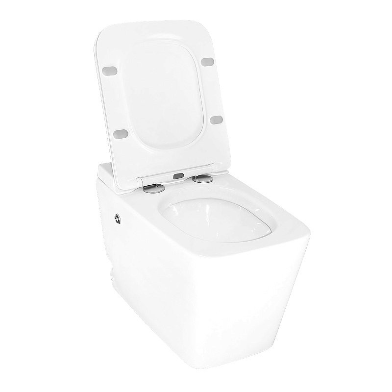 Унитаз приставной напольный AZARIO AZ-101 A глянцевый белый