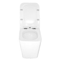 Унитаз приставной напольный AZARIO AZ-101 A глянцевый белый