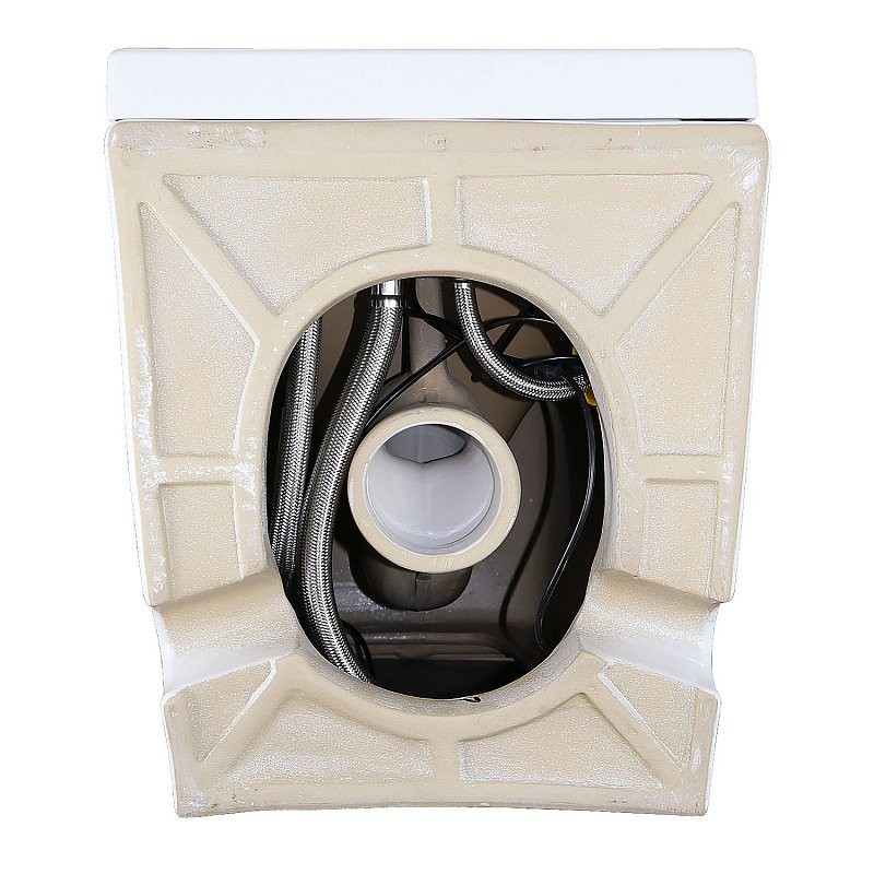 Унитаз приставной напольный AZARIO AZ-101 A глянцевый белый