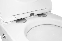 Унитаз приставной напольный AZARIO AZ-101 A глянцевый белый