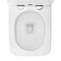 Унитаз приставной напольный AZARIO AZ-101 A глянцевый белый