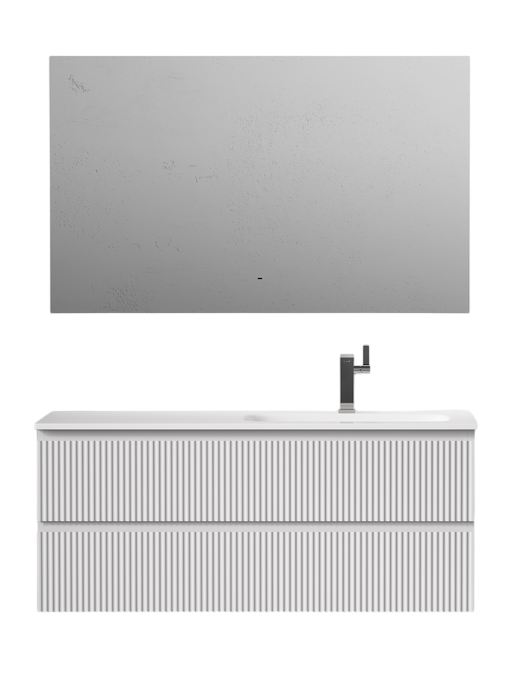 Мебель для ванной комнаты Sancos Snob R 120 R подвесная, bianco