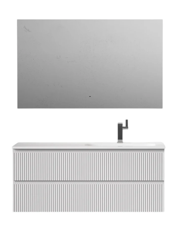 Мебель для ванной комнаты Sancos Snob R 120 R подвесная, bianco