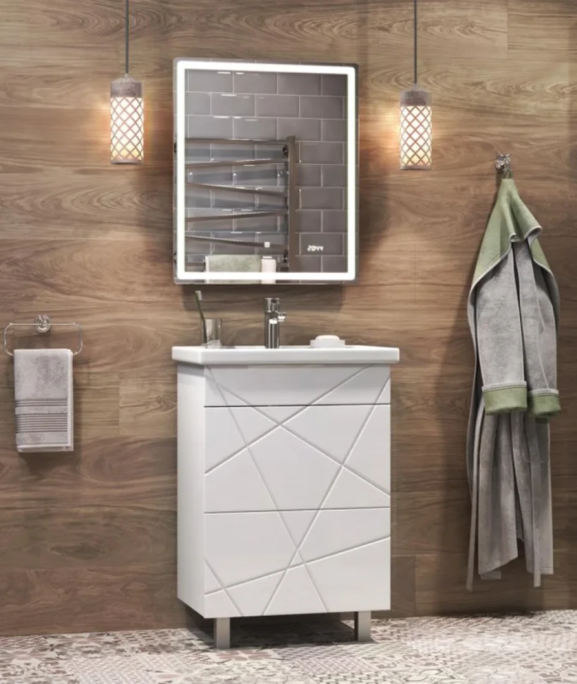 Тумба под раковину Vigo Geometry 50 белая