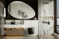 Унитаз подвесной Abber Bequem AC1100TMB безободковый, с микролифтом, матовый черный