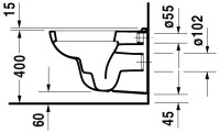 Унитаз подвесной Duravit D-code D-Code 25350900002