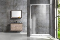 Душевая дверь в нишу Vincea Lugano VDS-1L130CL-1 130 см, профиль хром
