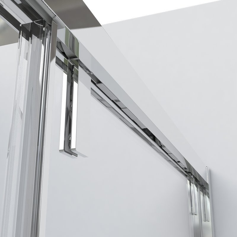 Душевая дверь в нишу Vincea Lugano VDS-1L130CL-1 130 см, профиль хром