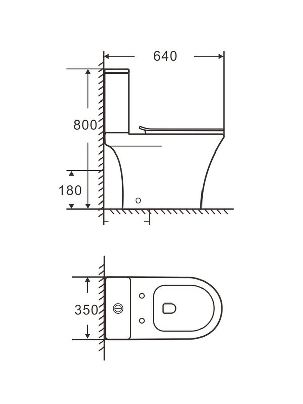 Унитаз-компакт напольный CHARUS Moreno CT700-135WT