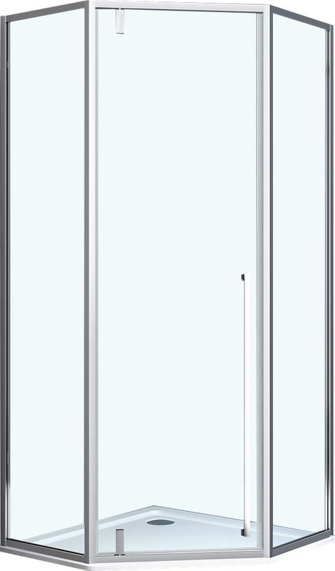 Душевой уголок Vincea Penta VSP-3P900CL 90x90, профиль хром, стекло прозрачное