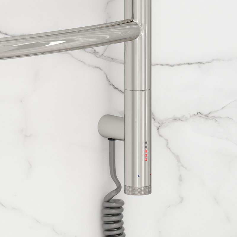 Полотенцесушитель электрический Сунержа Галант 3.1 00-6001-8040 90x45 см, подключение справа, без покрытия, лесенка