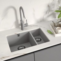 Мойка кухонная Lemark Sinara 550.2-U 9910081 грей