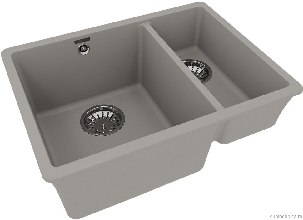 Мойка кухонная Lemark Sinara 550.2-U 9910081 грей