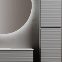 Мебель для ванной комнаты Sancos Folk 100 L ergraut soft