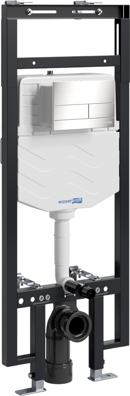Система инсталляции для унитазов Wasserkraft Dinkel 58TLT.010.ME.BN04 с кнопкой смыва никель