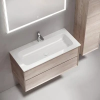 Мебель для ванной комнаты Sancos Marmi 2.0 100 дуб галифакс натуральный Мебель для ванной комнаты Sancos Marmi 2.0 100 дуб галифакс натуральный